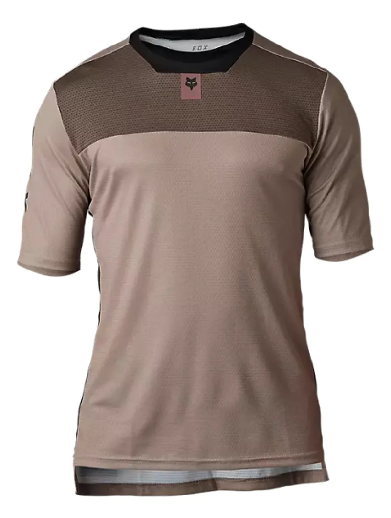 Fox Racing Defend Short Sleeve Jersey in Mocha